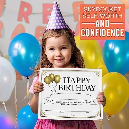 Birthday Certificates | Set of 25 | Birthday Gifts