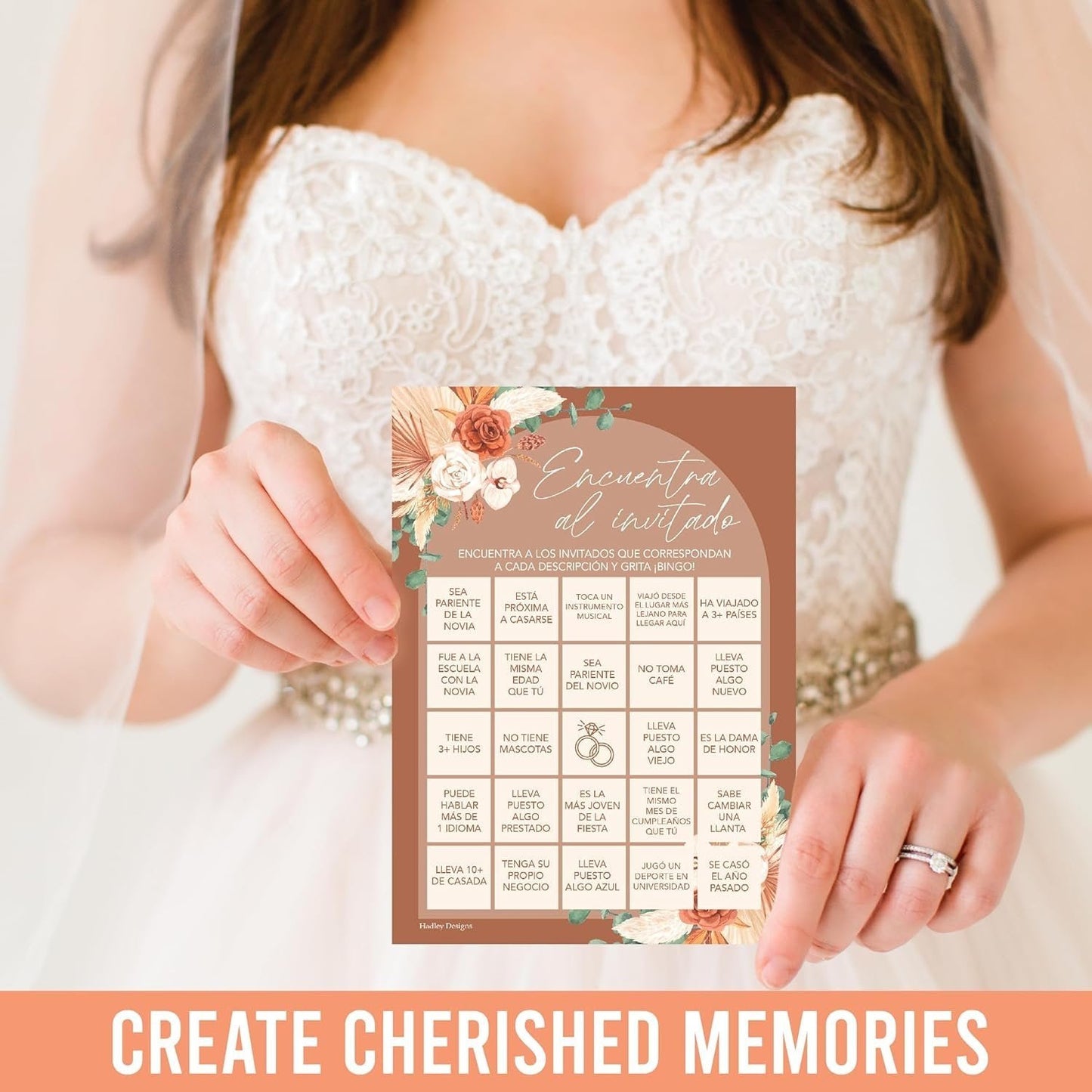 Bingo español y juegos para novios | Juego de 20 | Juegos para despedidas de soltera