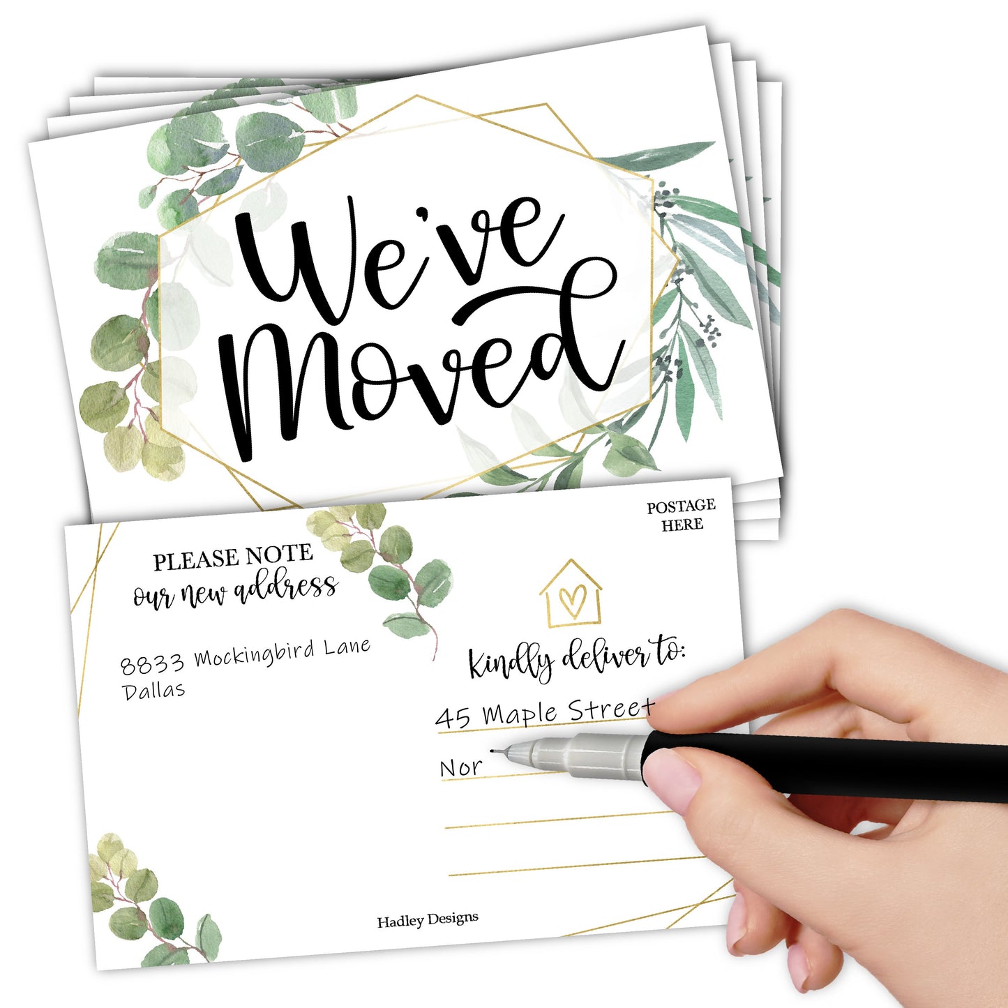 We've Moved Postcards | Set of 50 | Greeting Cards