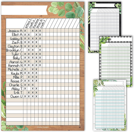 Farmhouse Homework Trackers