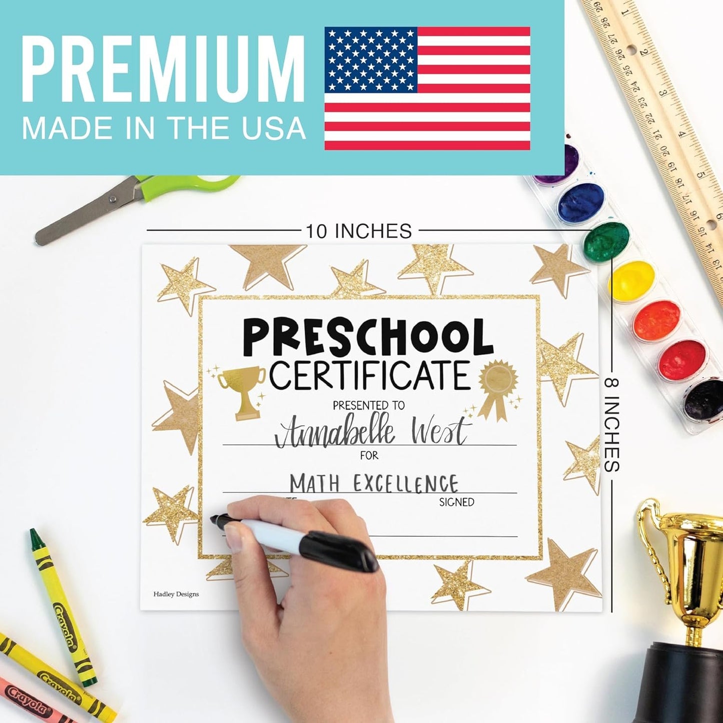 25 Gold Star Preschool Graduation Certificates - Prek Diploma Certificate Of Achievement, Preschool Diploma Certificate For Kids, Preschool Certificate, Pre K Certificate, Prek Graduation Certificates