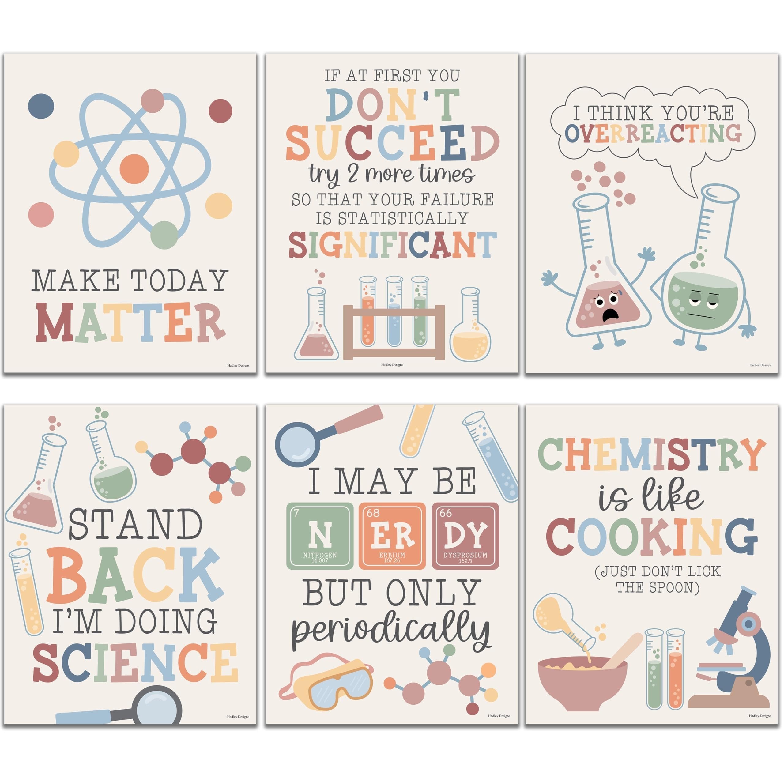 Life Science Posters | Set of 6 | Educational Posters
