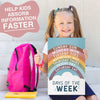 PreK Early Learning Kit: Boho 16 Poster Pack