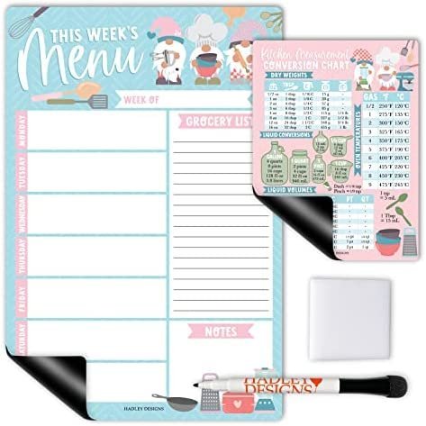 Gnome Magnetic Meal Planner | Weekly | Calendar & Planners