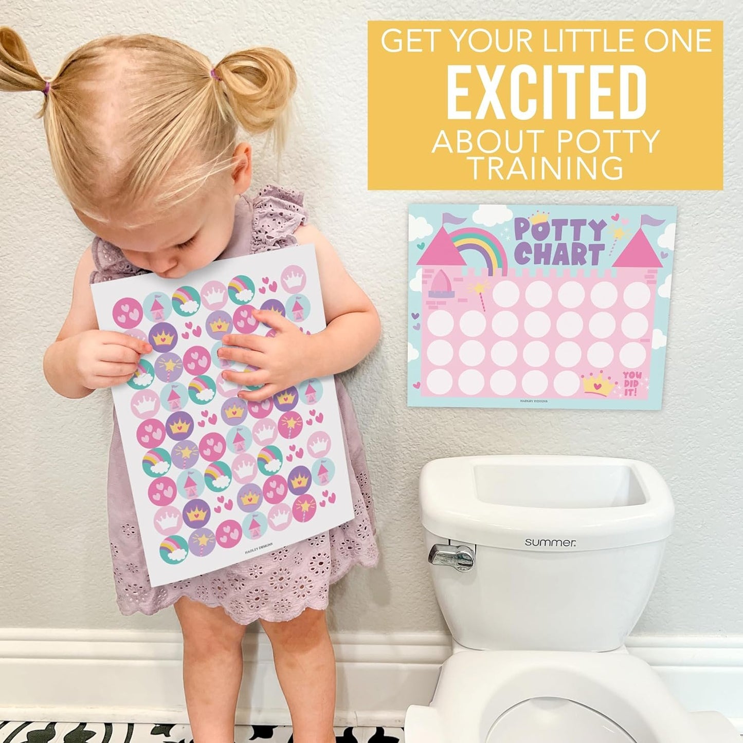 Princess Potty Training Chart | Sticker Charts | Early Education