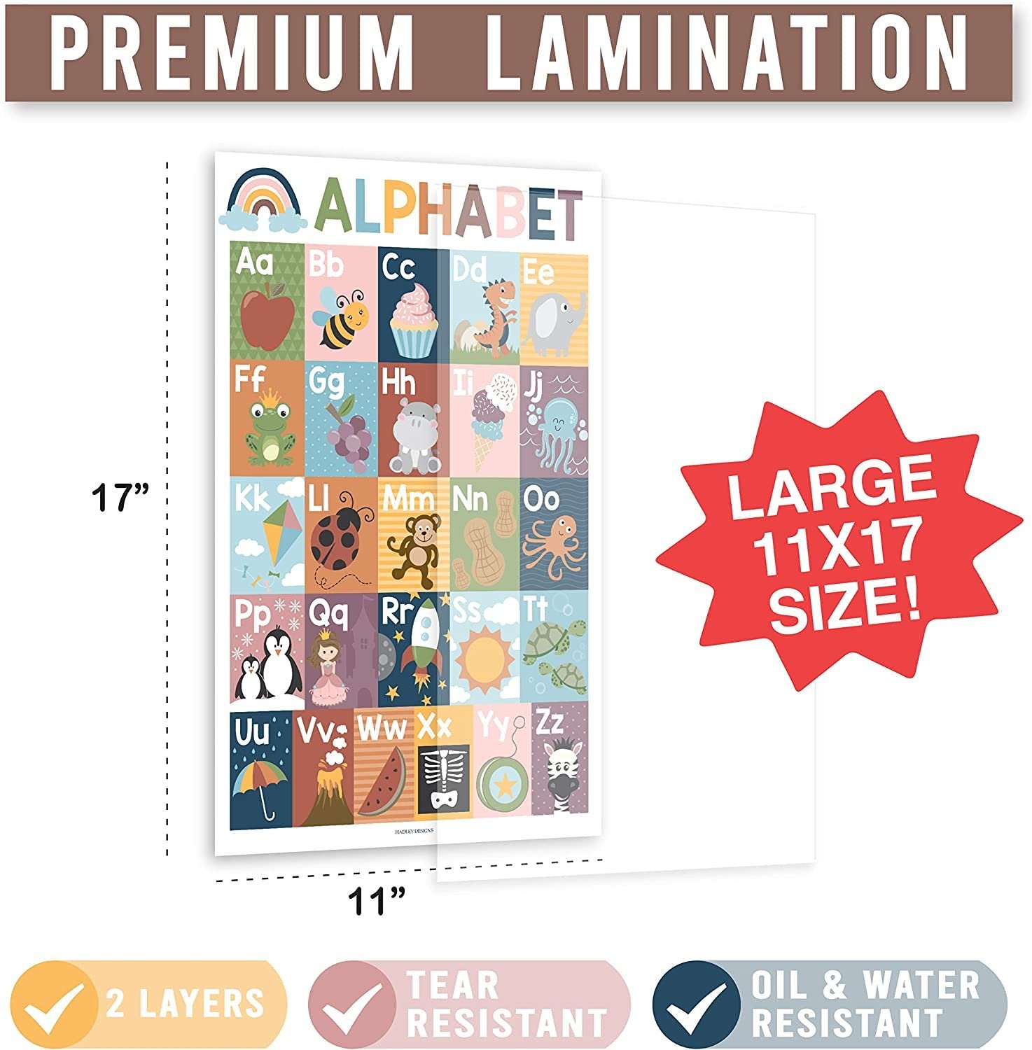 PreK Early Learning Kit: Boho 16 Poster Pack