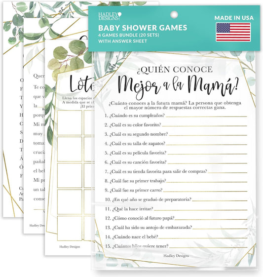 40 Greenery Juegos Para Baby Shower En Español - Juegos De Baby Shower En Español, Baby Shower Bingo Español, Baby Shower Advice Cards, Sopa De Letras Baby Shower Español, Quien Conoce Mas A Mama