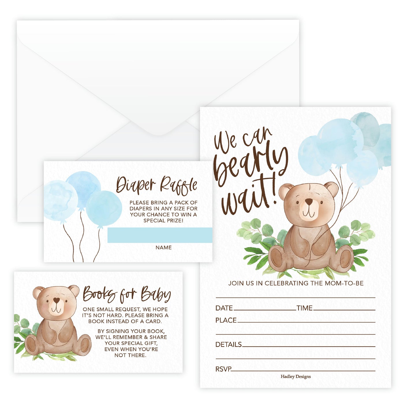 Invitation Bundles | Set of 15 | Baby Shower Supplies
