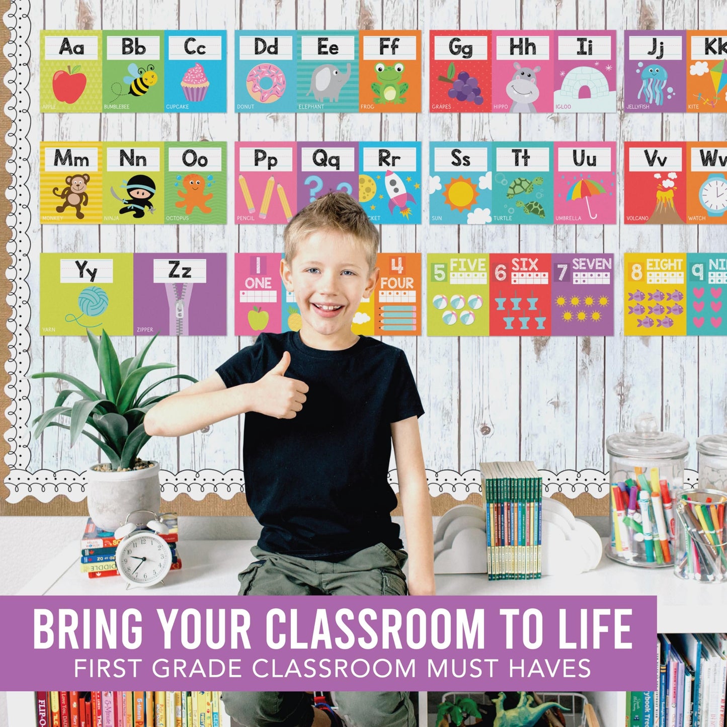 Alphabet Bulletin Board Set | Classroom Supplies | Educational Decor