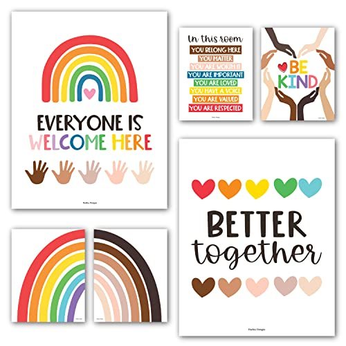 Rainbow Diversity Posters | Set of 6 | Educational Posters