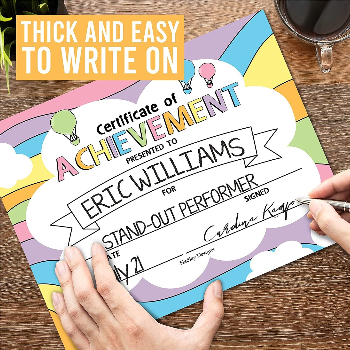 Kids Certificate of Achievement | Set of 25 | Trophies & Awards