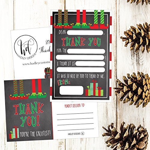 Winter Thank You Postcards