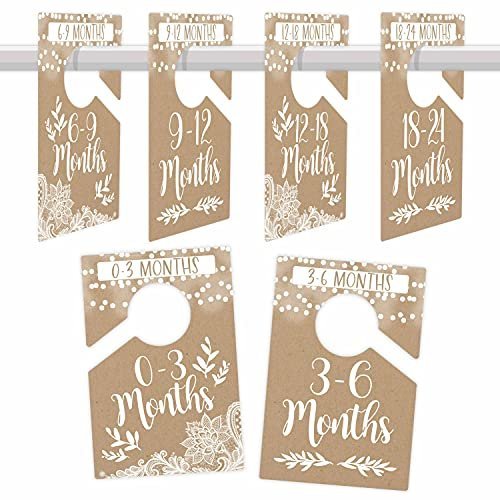 Baby Closet Dividers | Set of 6 | Nursery Decor