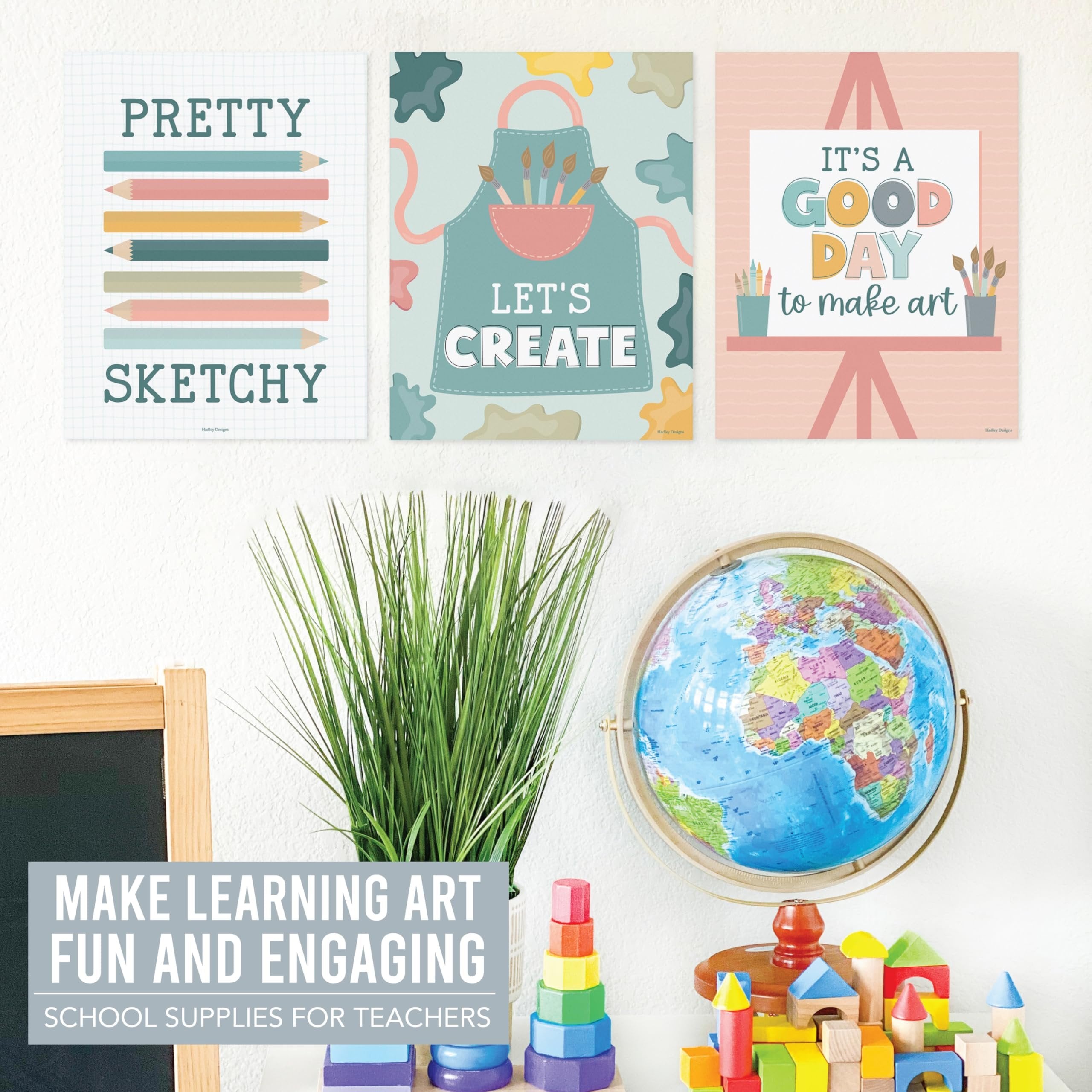 Art Motivational Posters | Set of 6 | Art Classroom Supplies