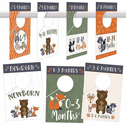 Baby Closet Dividers | Set of 7 | Nursery Decor