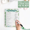 Greenery Magnetic Meal Planner | Weekly | Calendar & Planners