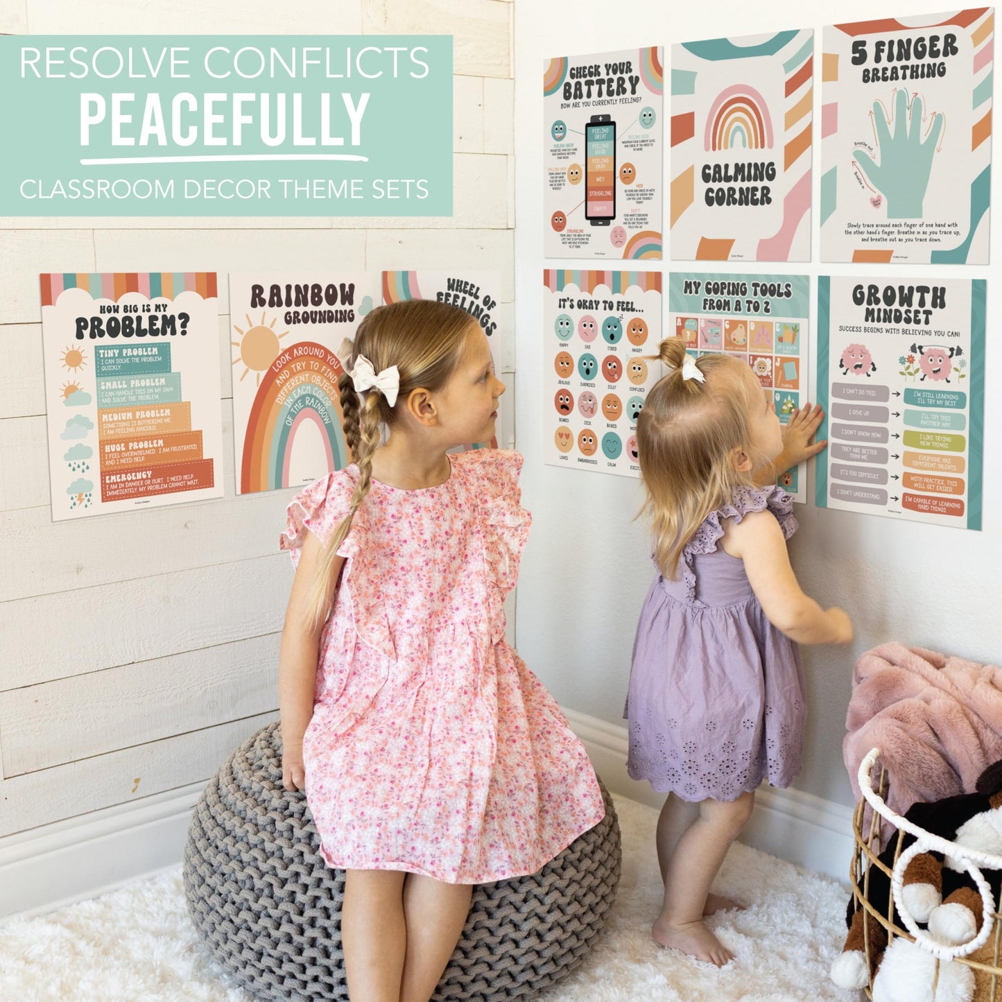 Calming Corner Posters | Set of 9 | Classroom Decor