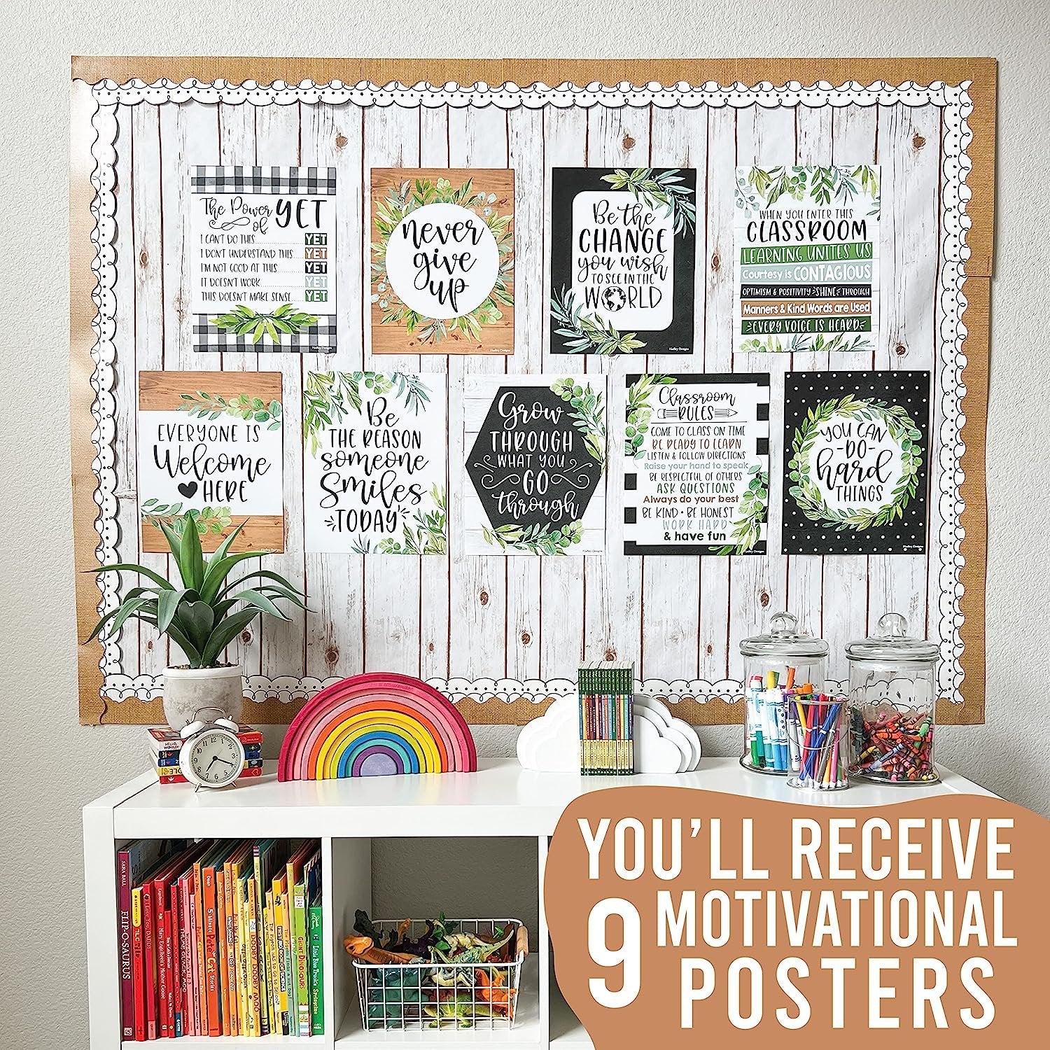 Classroom Motivational Posters | Set of 9 | Educational Supplies