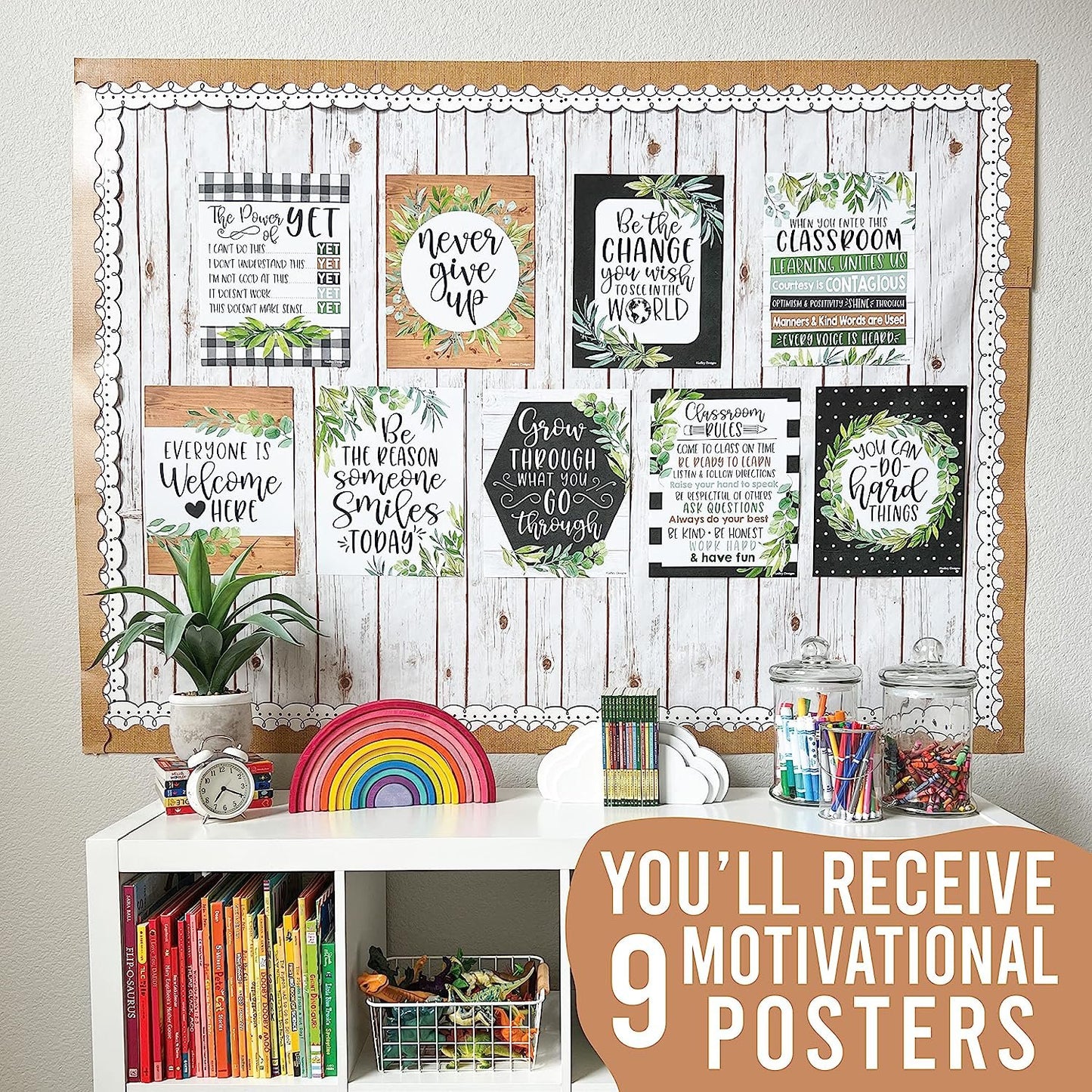 Classroom Motivational Posters | Set of 9 | Educational Supplies