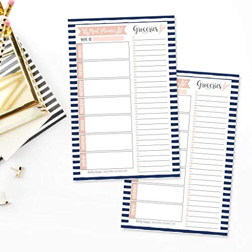 Meal Planners | 25 Sheets | Home Organization