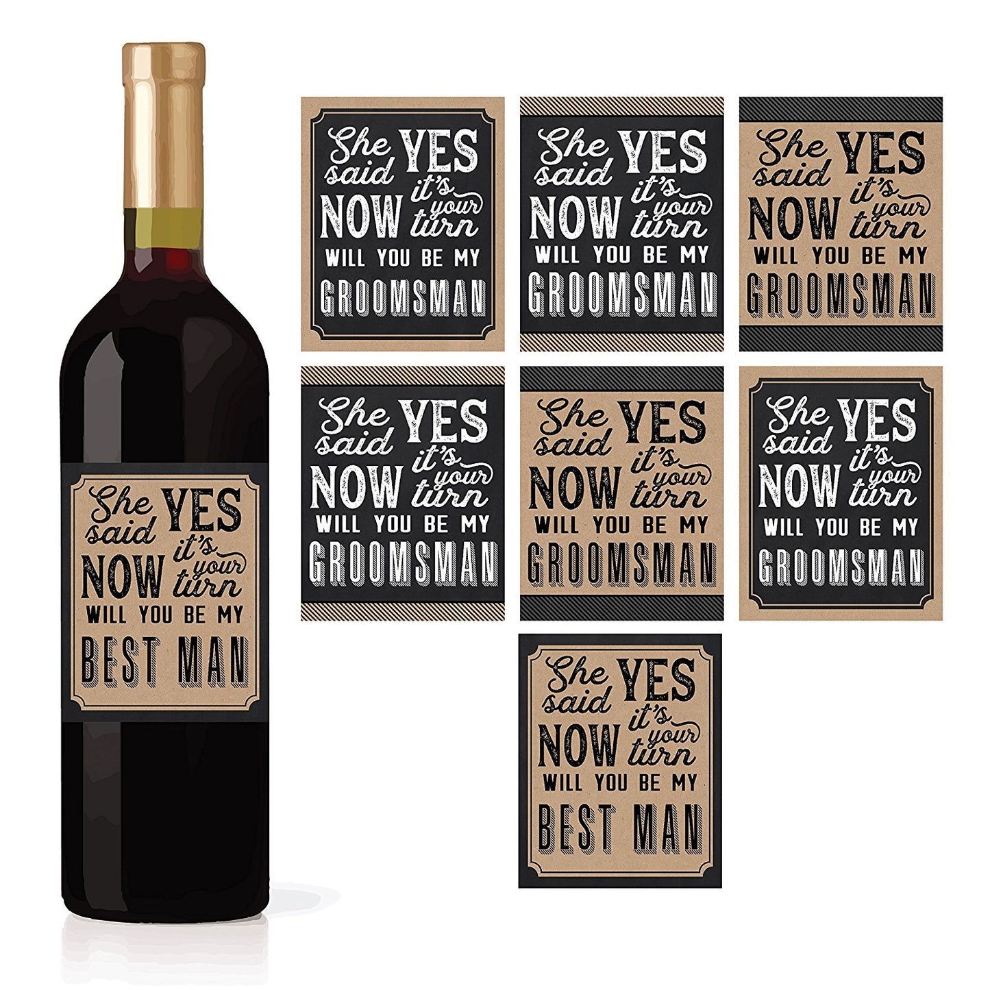 Themed Wine Labels | Party Supplies
