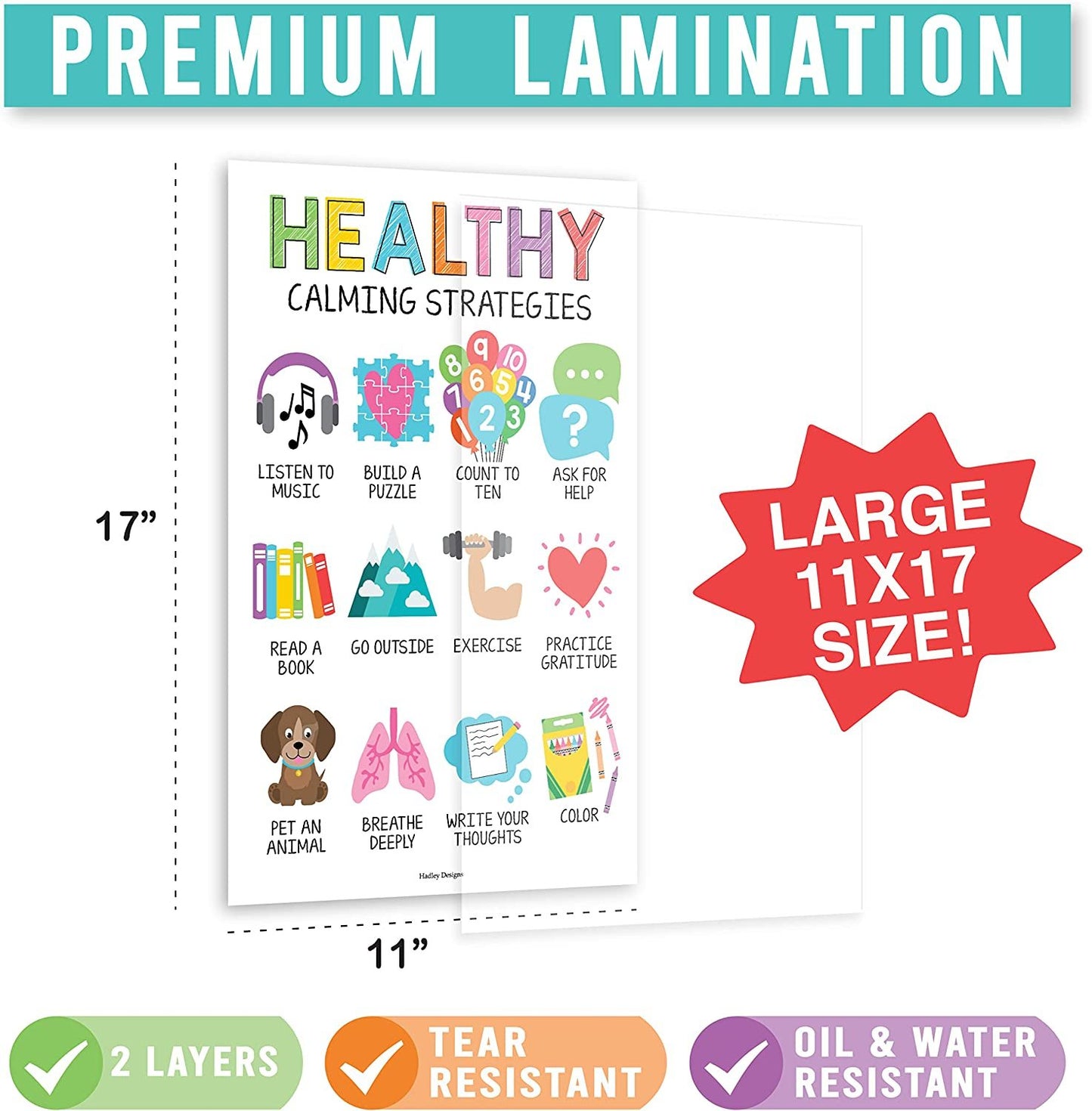 Feelings Posters | Set of 4 | Educational Posters