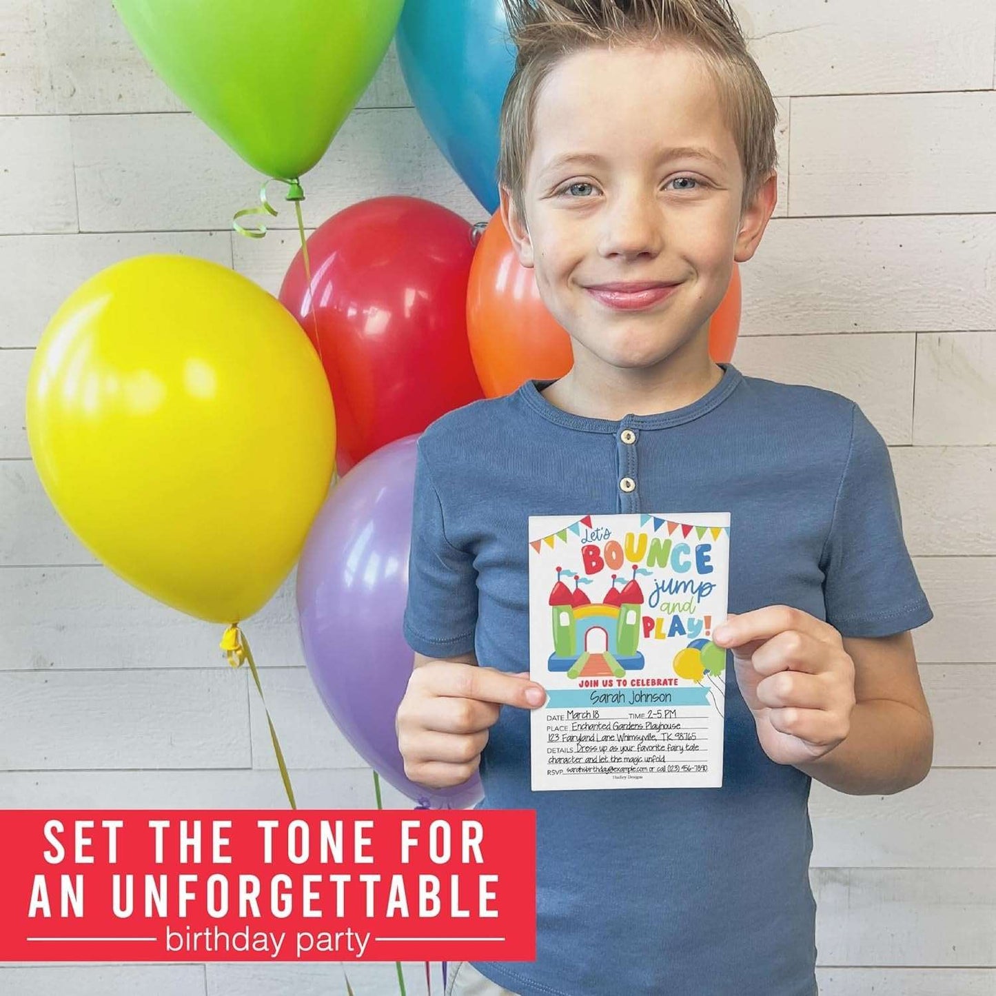 15 Bounce House Birthday Invitations For Boys - Jump Birthday Invites For Boy, Birthday Party Invitations For Boys Birthday Invitations, Boy Birthday Invitations Boy, Invitations For Birthday Party