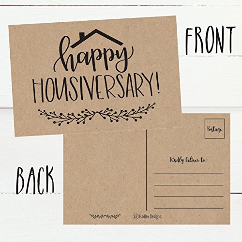 Home Anniversary Postcards | Set of 25 | Greeting Cards
