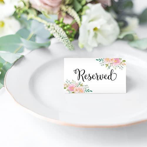 Reserved Place Cards | Set of 25 | Wedding Supplies