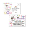 25 Donut Party Fill In The Blank Kids Thank You Cards, Pink Sprinkles Themed Confetti Bday Party Notes, Doughnut Frosting Adult or Children Birthday, Breakfast Baking Supplies, Sweet Treats Ideas