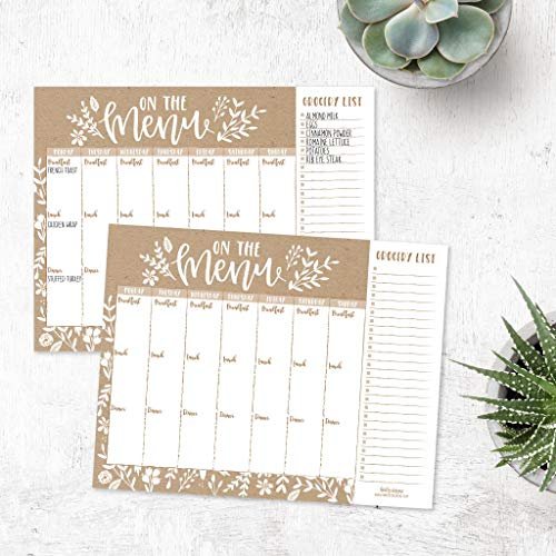 Meal Planners | 25 Sheets | Home Organization