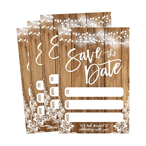 Save The Date Postcards | Set of 25 | Greeting Cards