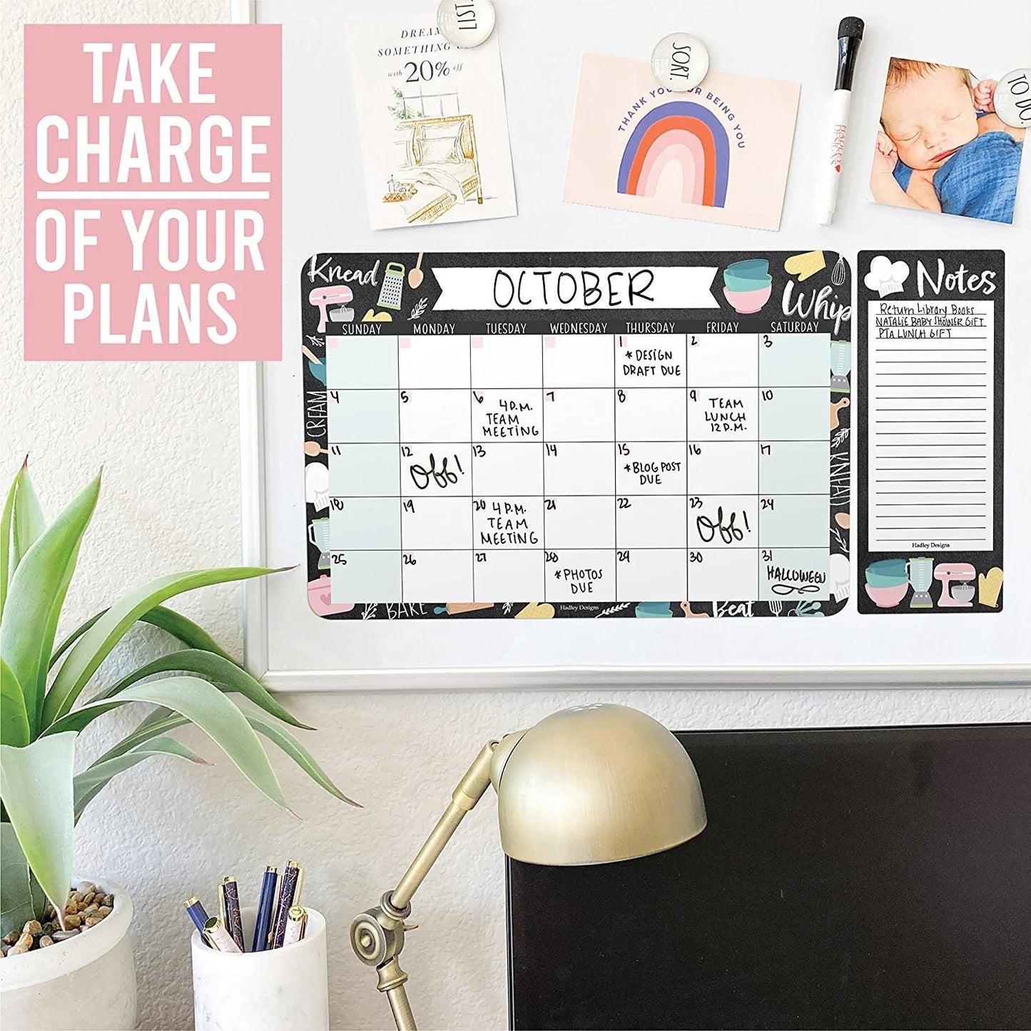 Doodle Magnetic Calendar | Dry-Erase | Calendars & Planners