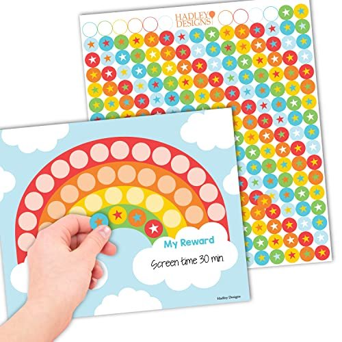 Rainbow Incentive Charts | Set of 25 | Home Essentials