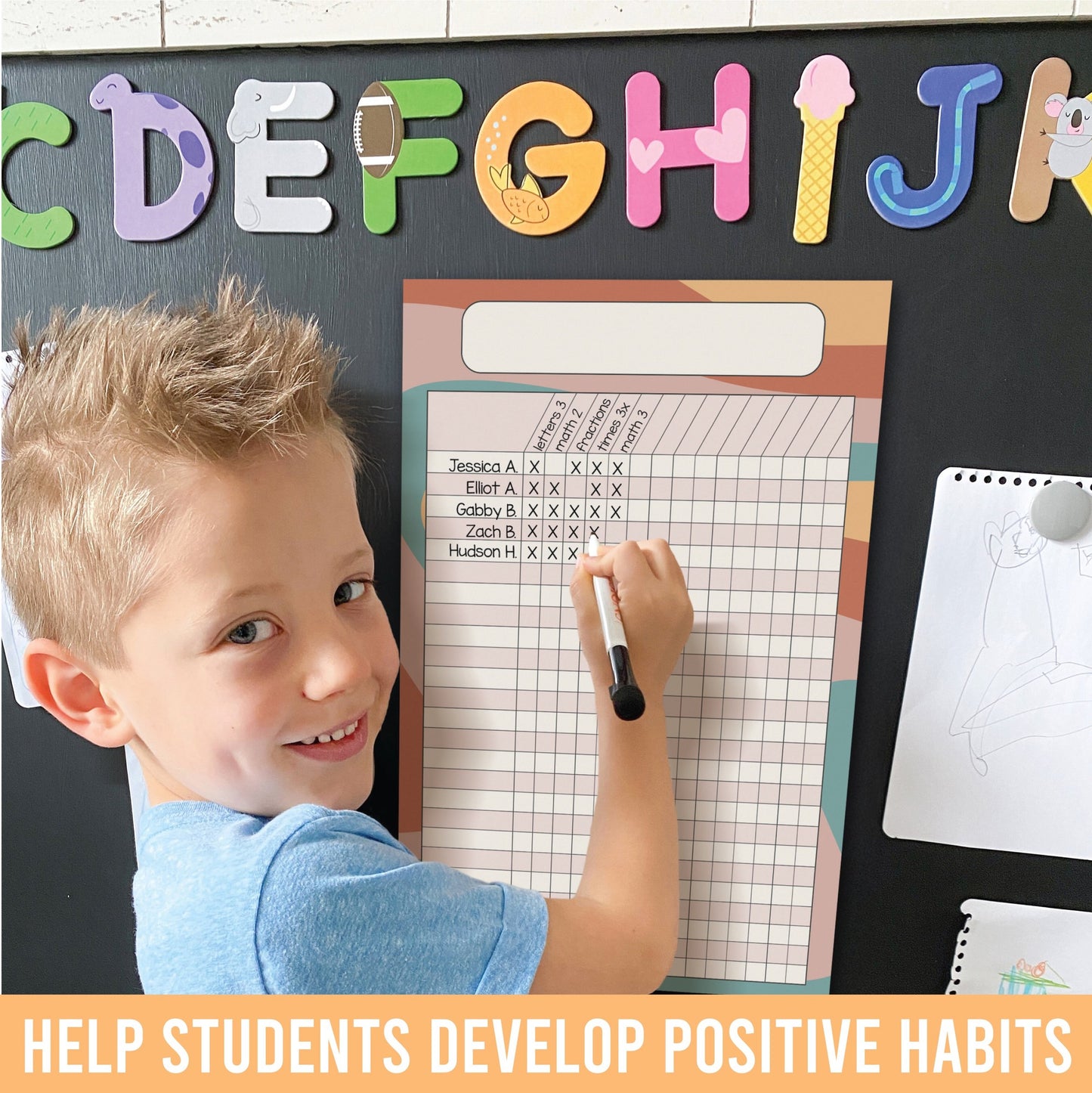 Homework Trackers | Set of 8 | School Supplies