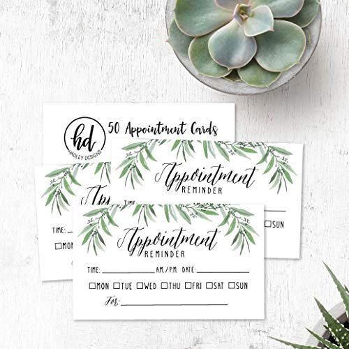 Appointment Cards | Set of 50 | Office Supplies