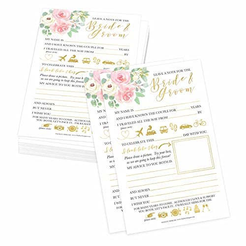 Wedding Mad Libs Advice Cards | Set of 25 | Bridal Shower Games