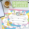 Kids Certificate of Achievement | Set of 25 | Trophies & Awards