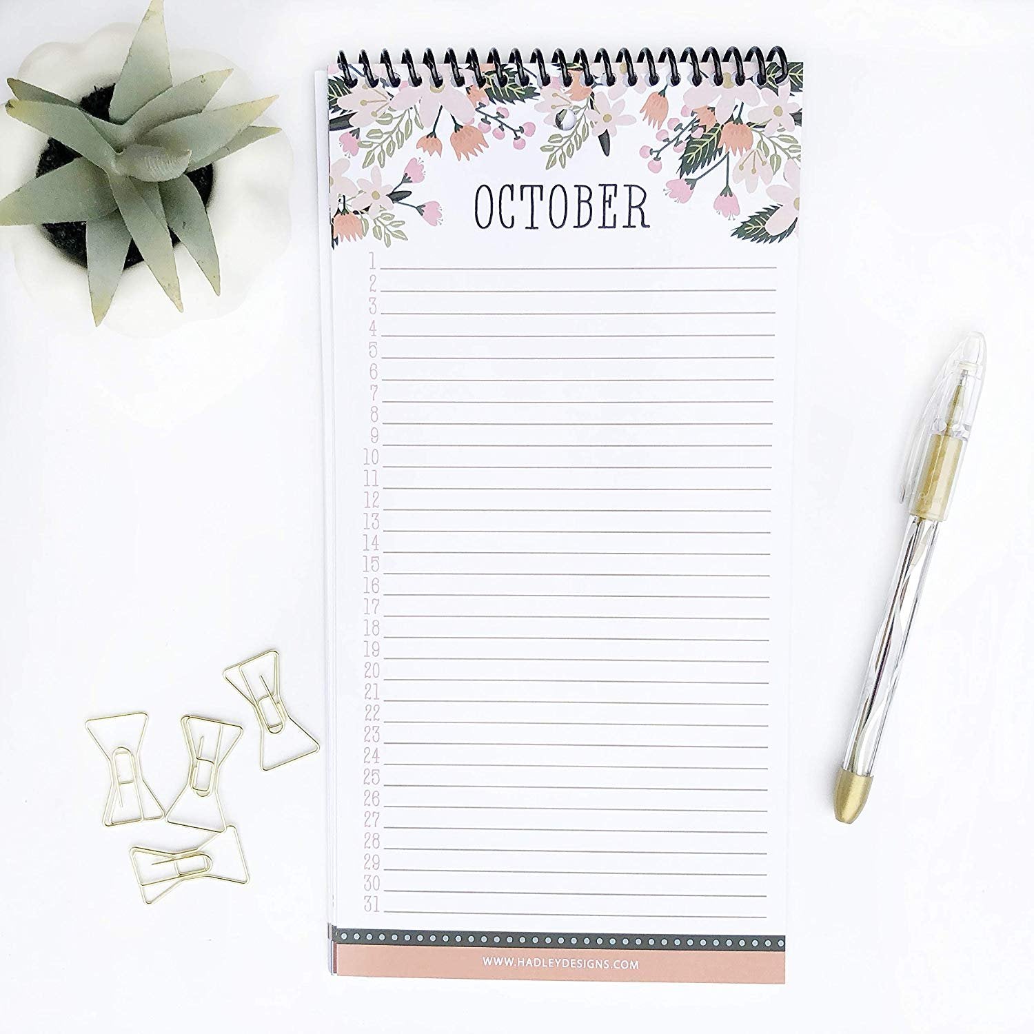 Perpetual Calendar | 12 Months | Home & Organization