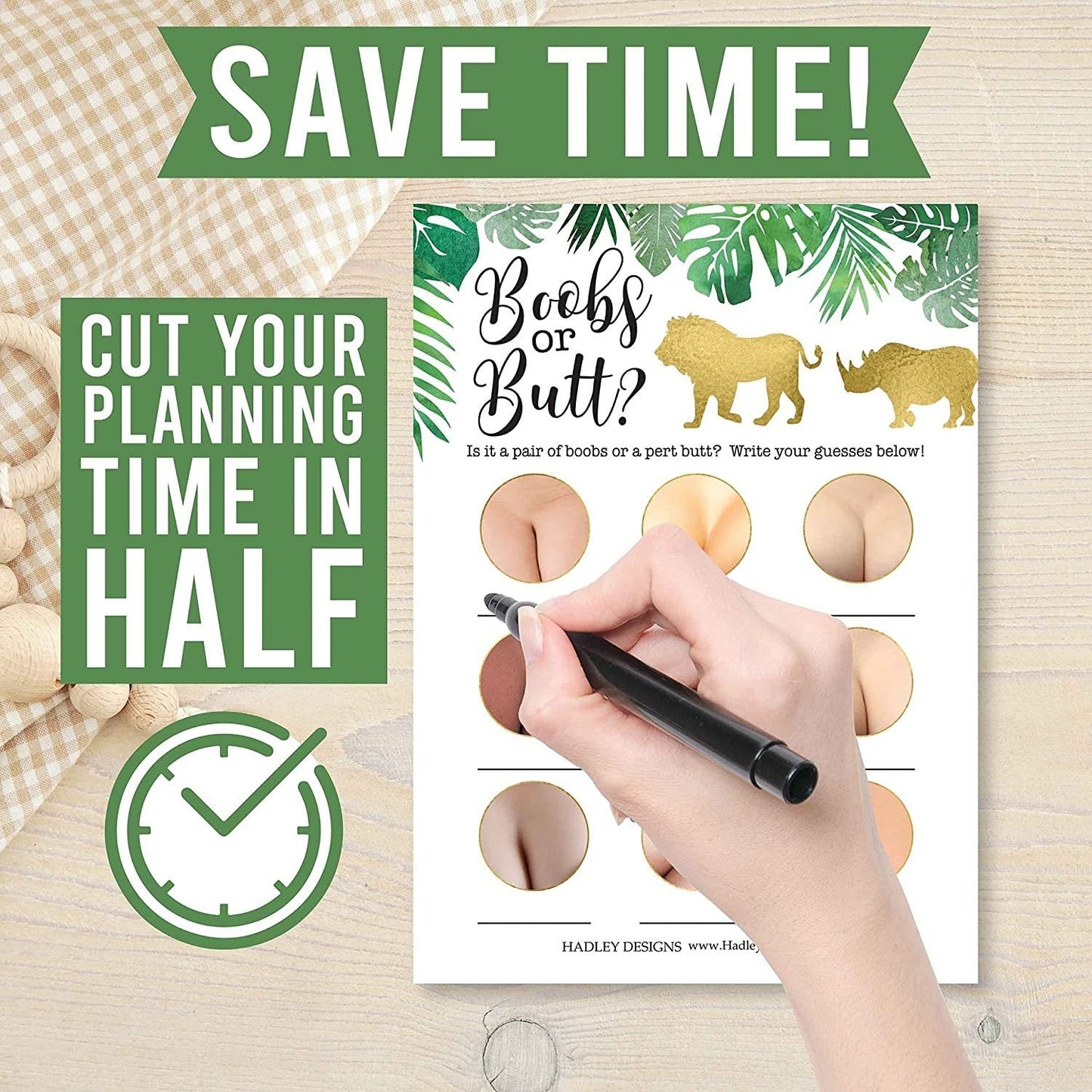 Giant Party Game Bundle | Set of 75 | Baby Shower Games