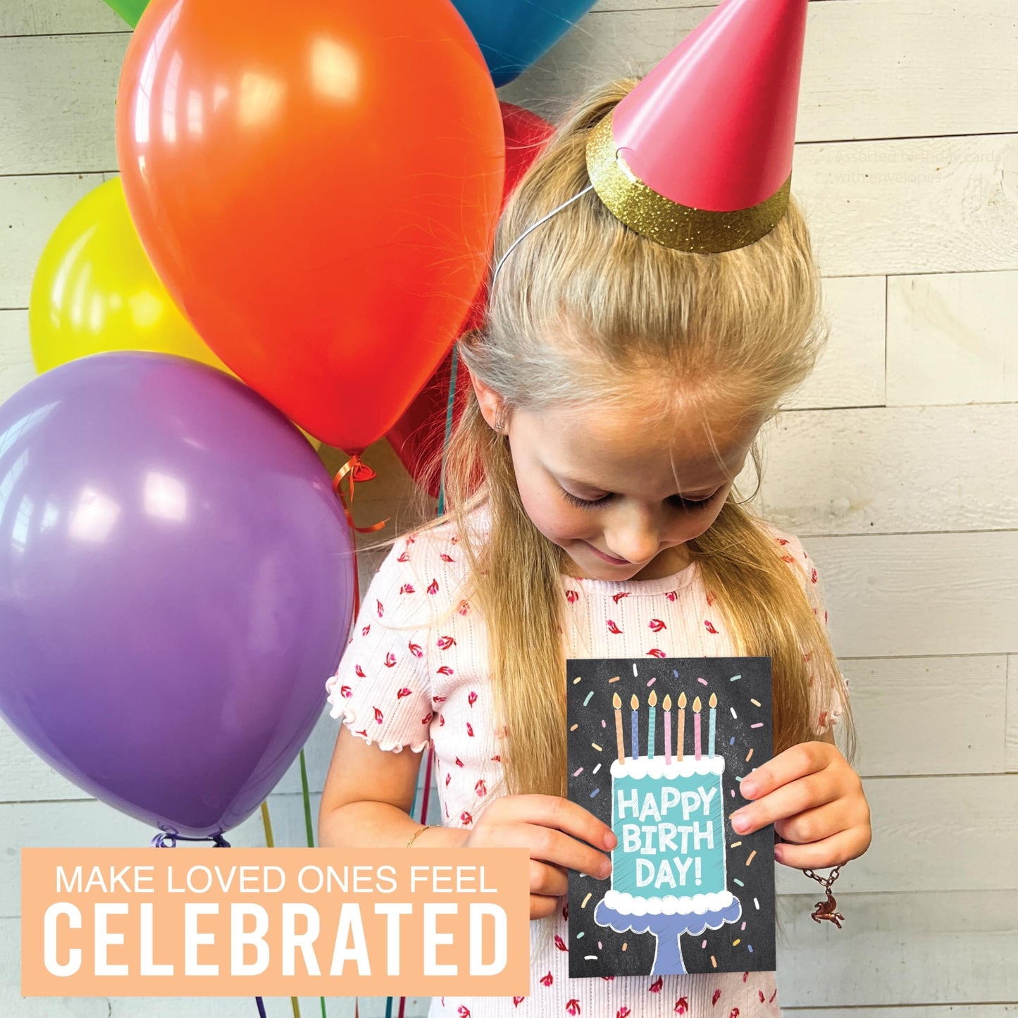 Folded Birthday Cards | Set of 54 | Cards & Party