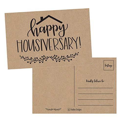 Home Anniversary Postcards | Set of 25 | Greeting Cards