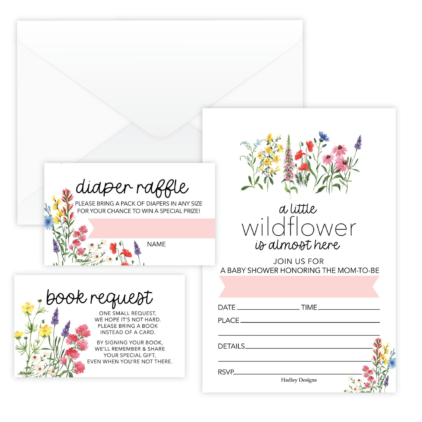 Invitation Bundles | Set of 15 | Baby Shower Supplies