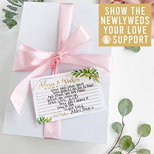 Wedding Advice Cards | Set of 50 | Wedding Supplies