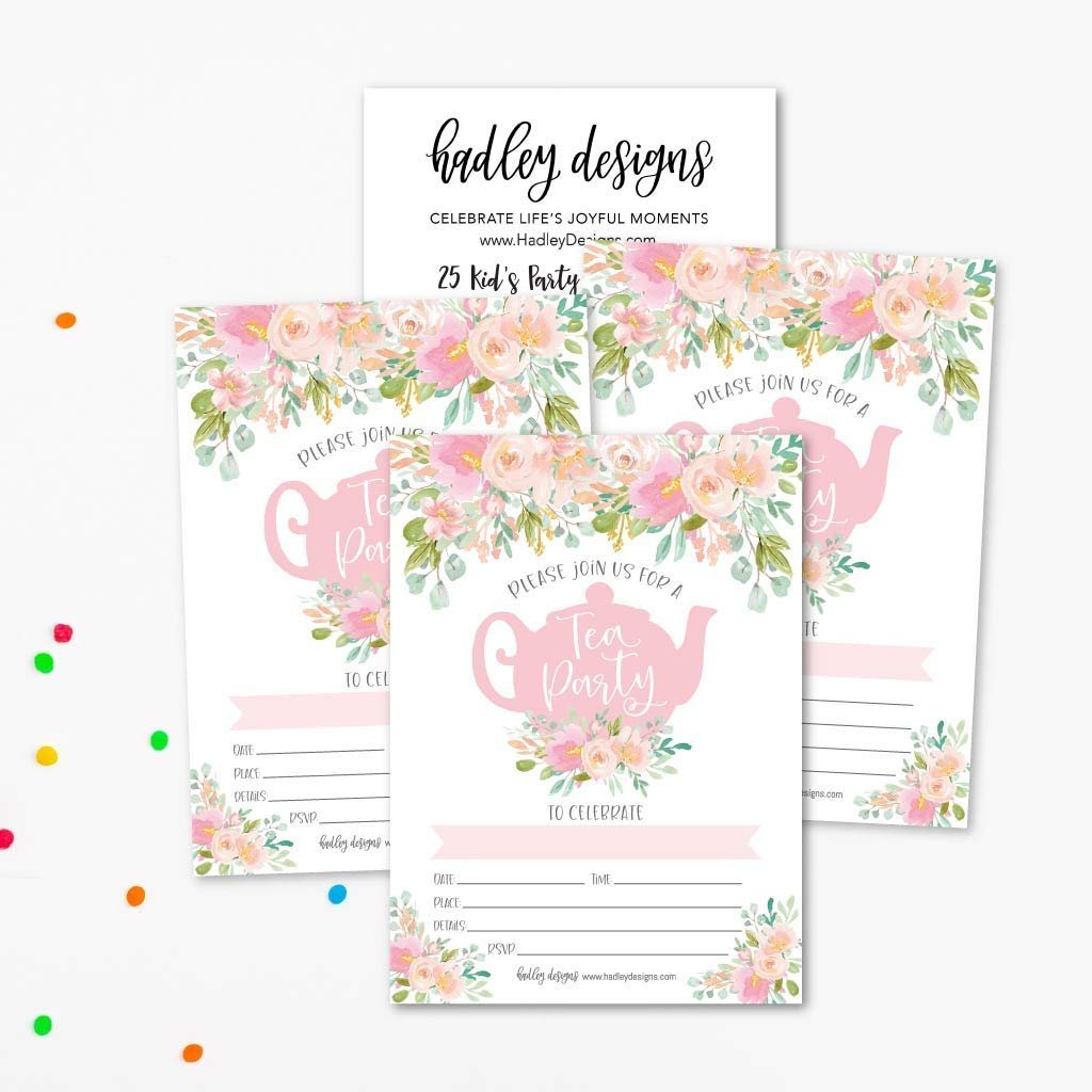 Birthday Girl Invitations | Set of 25 | Kid's Party
