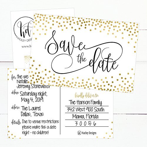 Save The Date Postcards | Set of 25 | Greeting Cards