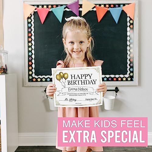 Birthday Certificates | Set of 25 | Birthday Gifts