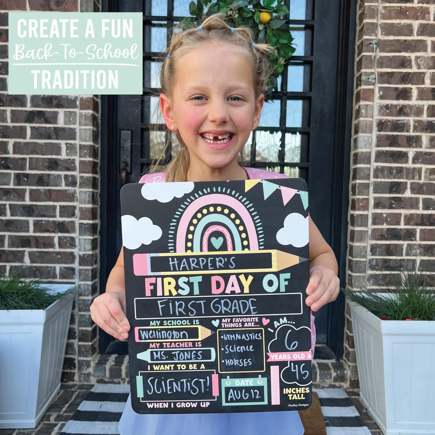 First Day of School Boards | Dry Erase | School Supplies