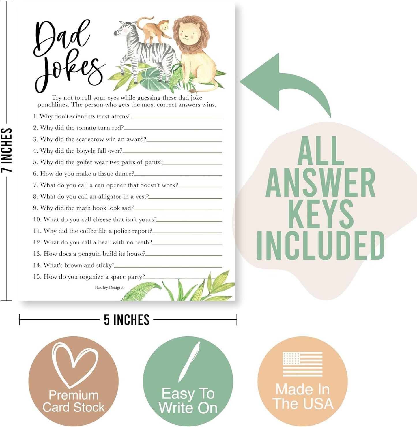 20 Safari Baby Shower Games Gender Neutral - Hilarious Baby Shower Games For Girl, Funny Baby Shower Games Boy, Who Knows Mommy Best Baby Shower Game Card, Baby Games For Baby Shower Games Dad Jokes