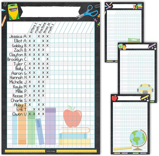 Colorful Homework Trackers